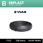 CANALETA DE JEBE 2 VIAS  GROSOR DE 1 ½ ” - EBPLAST