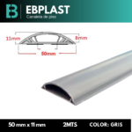 CANALETA DE PISO PVC 50MM 1 VIA - EBPLAST